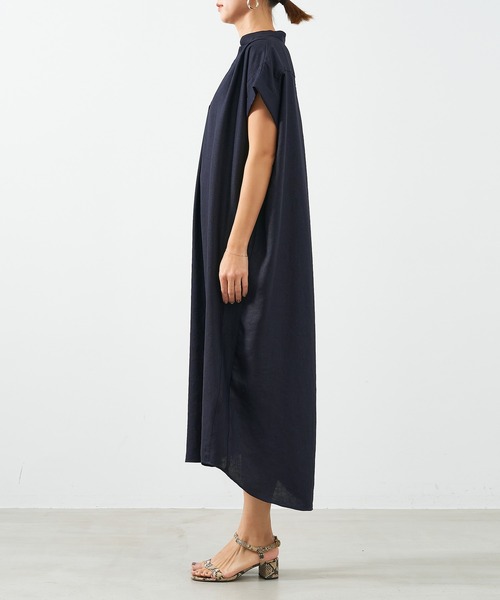 ローンタックショルダーワンピース N. Natural Beauty Basic*｜ローンタックショルダーワンピース