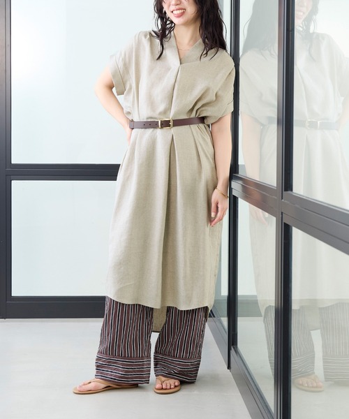 セール】タックショルダーワンピース〈2サイズ展開