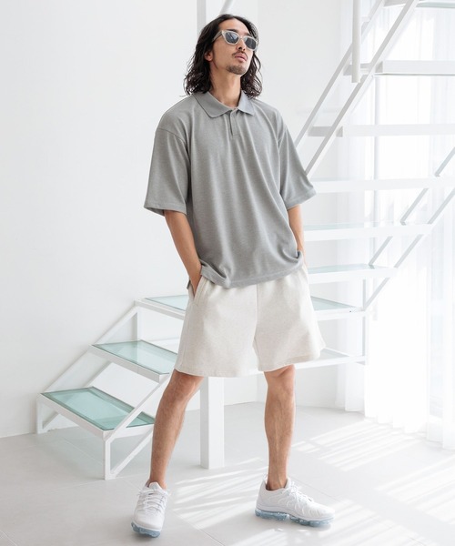 HEREIAM(ヘレイアム)の「【HEREIAM MEN】吸水速乾&UV/DRYMIXポロ(ポロシャツ・メンズ・グレー/ダークブラウン/ブラック・MEDIUM/LARGE)」の10枚目の写真