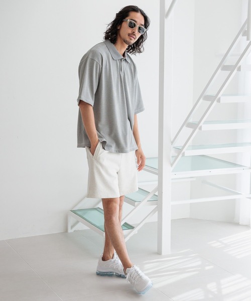 HEREIAM(ヘレイアム)の「【HEREIAM MEN】吸水速乾&UV/DRYMIXポロ(ポロシャツ・メンズ・グレー/ダークブラウン/ブラック・MEDIUM/LARGE)」の11枚目の写真
