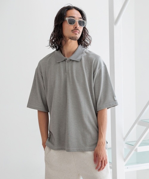 HEREIAM(ヘレイアム)の「【HEREIAM MEN】吸水速乾&UV/DRYMIXポロ(ポロシャツ・メンズ・グレー/ダークブラウン/ブラック・MEDIUM/LARGE)」の14枚目の写真