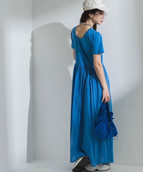 bohmal（ボマール）の「前後2wayドッキングロングワンピース（ワンピース・レディース・レッド/ブルー/ブラック・FREE）」の10枚目の写真