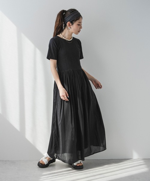 bohmal（ボマール）の「前後2wayドッキングロングワンピース（ワンピース・レディース・レッド/ブルー/ブラック・FREE）」の14枚目の写真