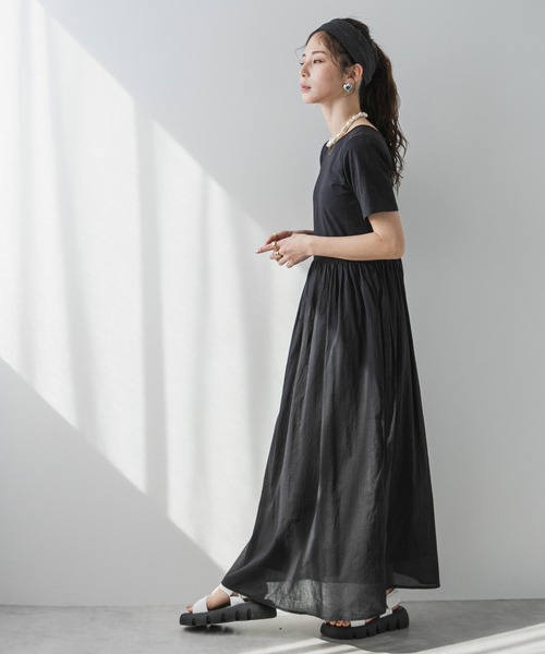 bohmal（ボマール）の「前後2wayドッキングロングワンピース（ワンピース・レディース・レッド/ブルー/ブラック・FREE）」の16枚目の写真