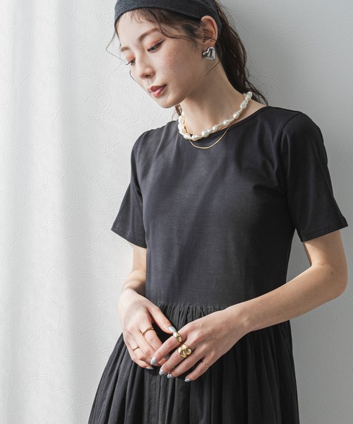 bohmal（ボマール）の「前後2wayドッキングロングワンピース（ワンピース・レディース・レッド/ブルー/ブラック・FREE）」の17枚目の写真