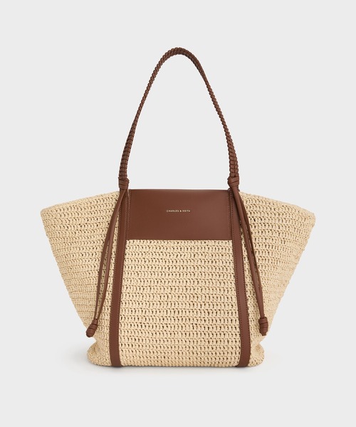 Shalia シャリア ラフィアウーブントートバッグ（トートバッグ