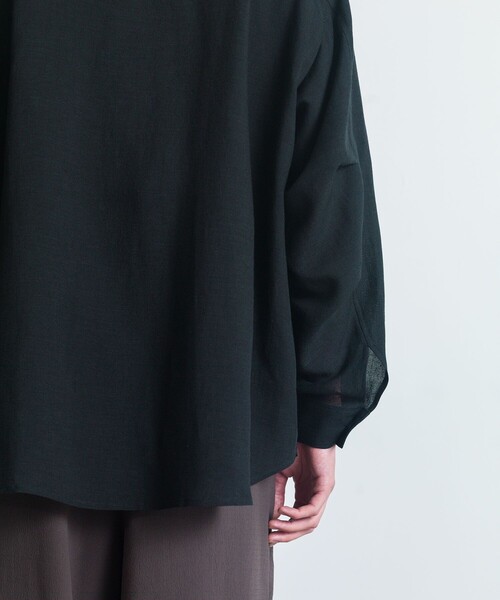 CITY TOKYO（シティトウキョウ）の「Twist linen オーバーシャツ（シャツ/ブラウス・メンズ・ベージュ/オフホワイト/ブラック・2/1）」の21枚目の写真