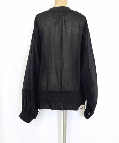 Q(キュー)の「ハイツイストシアーブルゾン(ブルゾン・レディース・マスタード/ブラック・MEDIUM)」の10枚目の写真