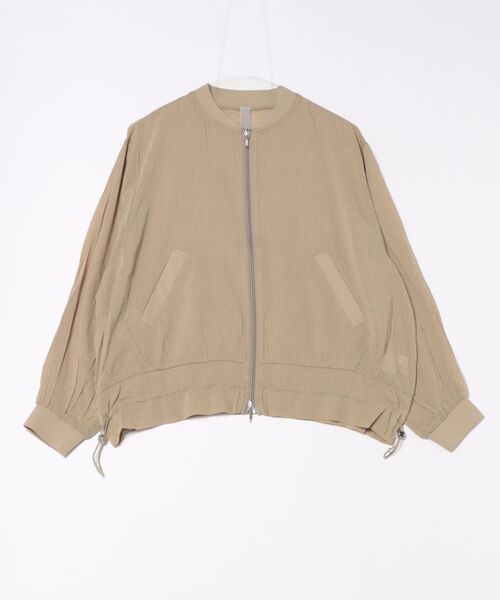 Q(キュー)の「ハイツイストシアーブルゾン(ブルゾン・レディース・マスタード/ブラック・MEDIUM)」の4枚目の写真