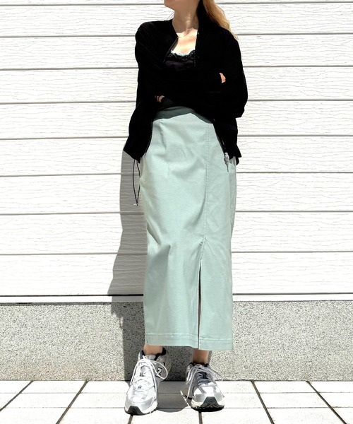 Q(キュー)の「ハイツイストシアーブルゾン(ブルゾン・レディース・マスタード/ブラック・MEDIUM)」の22枚目の写真