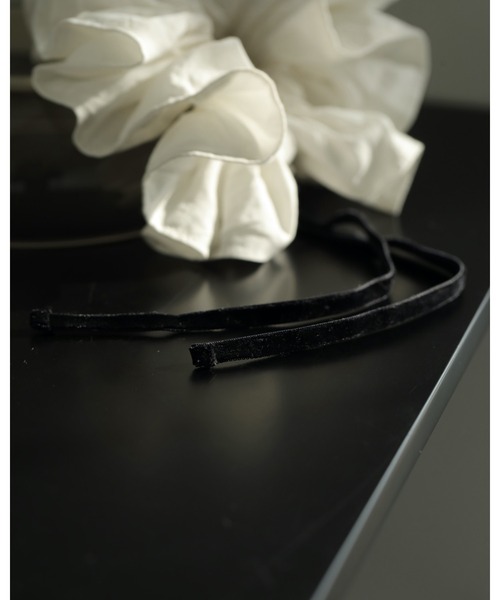Chou Chou　0605 Velour Ribbon Chouchou（シュシュ）｜anuke（アンヌーク）の