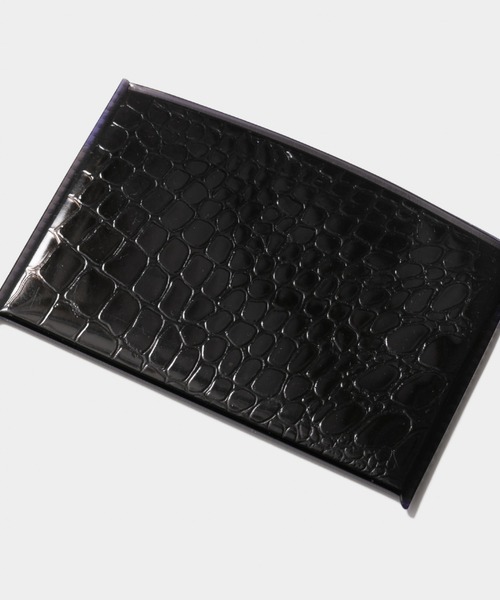 beautiful people（ビューティフルピープル）の「nothing to hide     vinyl card case（カードケース・メンズ・レッド/ピンク/サックスブルー/ブラック×パープル/ダークブラック/ホワイト・FREE）」の8枚目の写真