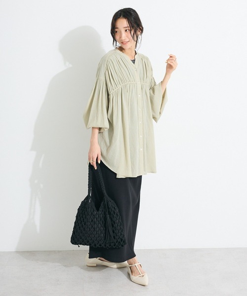KAREI 全品Point10倍!最大倍率50% プルオーバーチュニック 長袖
