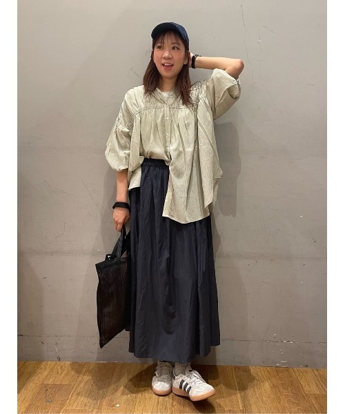 CRAFT STANDARD BOUTIQUE(クラフトスタンダードブティック)の「ヴィンテージボイルシャーリングチュニック(シャツ/ブラウス・レディース・ホワイト/チャコールグレー/レッド/カーキ・FREE)」の15枚目の写真