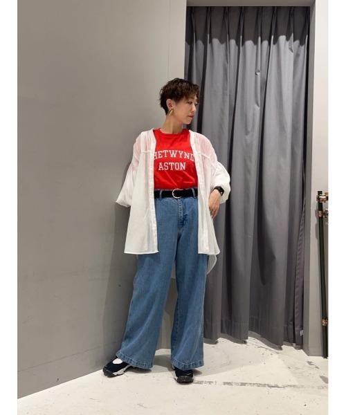 CRAFT STANDARD BOUTIQUE(クラフトスタンダードブティック)の「ヴィンテージボイルシャーリングチュニック(シャツ/ブラウス・レディース・ホワイト/チャコールグレー/レッド/カーキ・FREE)」の17枚目の写真