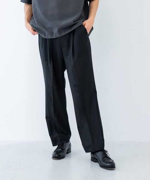 URBAN RESEARCH(アーバンリサーチ)の「ウォッシャブルウールサイロフィルスラックス(その他パンツ・メンズ・チャコールグレー/ブラック/ネイビー・MEDIUM/LARGE/X-LARGE)」の4枚目の写真