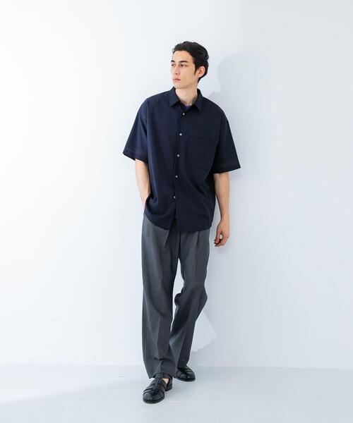 エンジニアドガーメンツ バックルバック ウールスラックス チャコール W34 スラックス GABRIELA COLL GARMENTS 別注 HERRINGBONE HEAVY WOOL FLAP