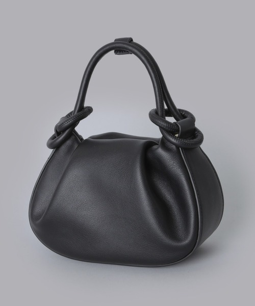 Olu.(オルドット)の「ラウンドコンパクトハンドバッグ(ハンドバッグ・レディース・アイボリー/ブラック/グレイッシュベージュ/シルバー/ブルー系その他・FREE)」の19枚目の写真