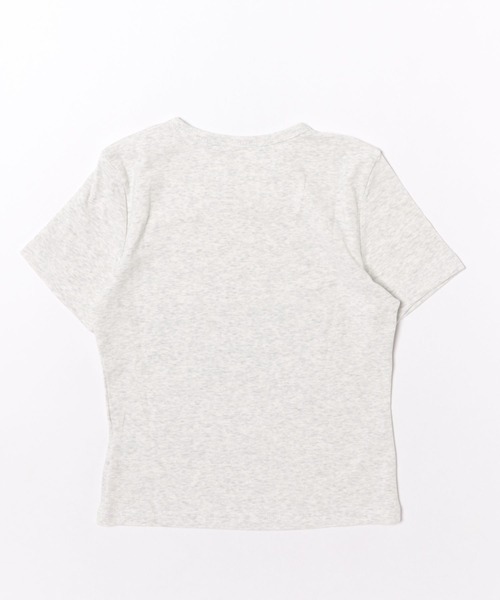 AsRiRe（アスリレイ）の「26ss新色追加/ハートケーキプリント×レース 半袖Tシャツ（Tシャツ/カットソー・レディース・ホワイト/ライトグレー・M）」の6枚目の写真