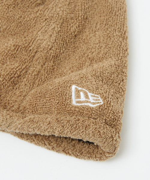 NEW ERA（ニューエラ）の「【NEW ERA / ニューエラ】サウナハット パイル  ワードマークロゴ（ハット・メンズ・ネイビー/ベージュ・フリー）」の8枚目の写真