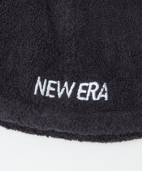 NEW ERA（ニューエラ）の「【NEW ERA / ニューエラ】サウナハット パイル  ワードマークロゴ（ハット・メンズ・ネイビー/ベージュ・フリー）」の5枚目の写真