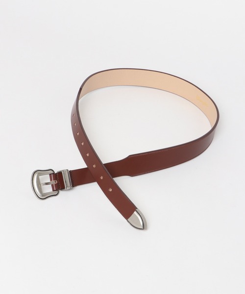 Wrangler（ラングラー）の「Wrangler　WESTERN BELT（ベルト・メンズ・ボルドー/ブラック・ONE）」の3枚目の写真