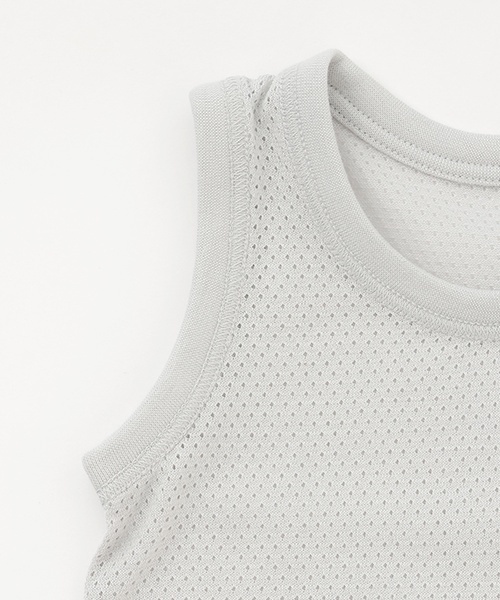 petit main(プティマイン)の「【弱酸性】メッシュタンクロンパース(肌着・キッズ・ライトブルー/ライトグリーン・70cm/80cm)」の8枚目の写真