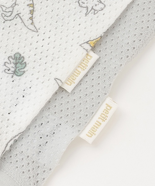 petit main(プティマイン)の「【弱酸性】メッシュタンクロンパース(肌着・キッズ・ライトブルー/ライトグリーン・70cm/80cm)」の7枚目の写真