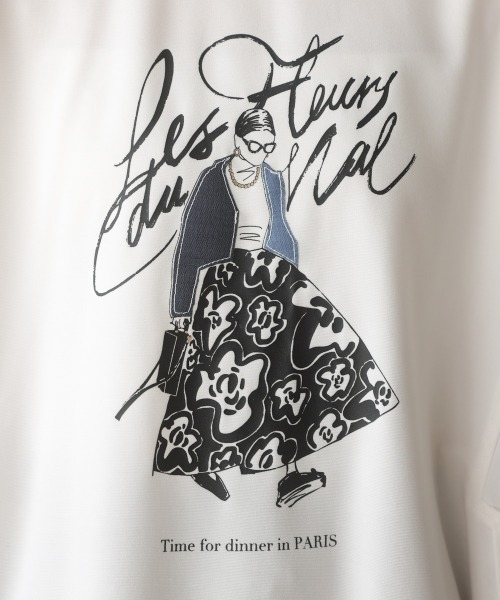 Bou Jeloud(ブージュルード)の「ドールモチーフTee(Tシャツ/カットソー・レディース・オフホワイト/ベージュ/ブラック・FREE)」の14枚目の写真