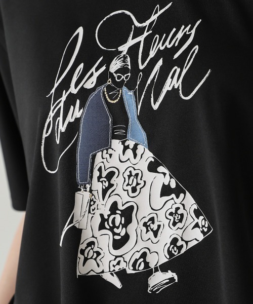 [新品タグ付] Jolly Poupee ティアードカットソー セール】ドールモチーフTee（Tシャツ/カットソー）｜Bou Jeloud