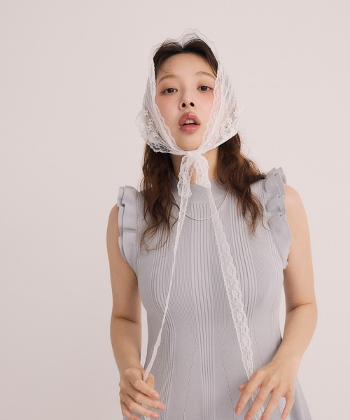 eimy istoire フリルリブニットワンピース フリルリブニットワンピース（ワンピース）｜eimy istoire