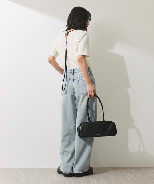 ADAM ET ROPE'(アダムエロペ)の「【WEB限定】ワイドストレートデニムパンツ(デニムパンツ・レディース・サックスブルー・34/36/38)」の19枚目の写真