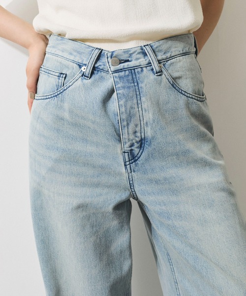 ADAM ET ROPE'(アダムエロペ)の「【WEB限定】ワイドストレートデニムパンツ(デニムパンツ・レディース・サックスブルー・34/36/38)」の15枚目の写真