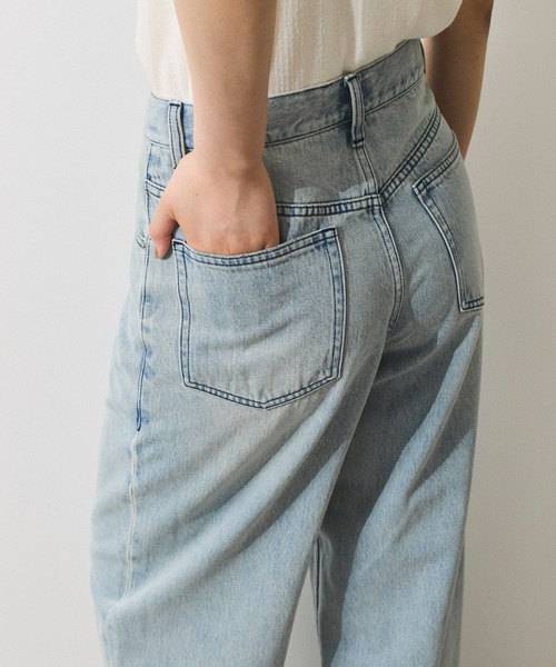 ADAM ET ROPE'(アダムエロペ)の「【WEB限定】ワイドストレートデニムパンツ(デニムパンツ・レディース・サックスブルー・34/36/38)」の14枚目の写真