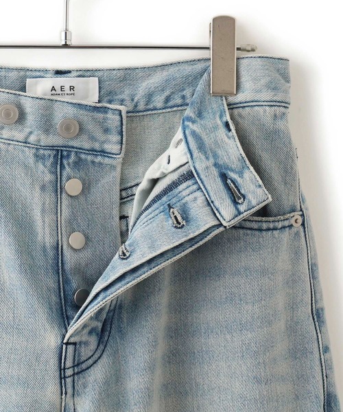 ADAM ET ROPE'(アダムエロペ)の「【WEB限定】ワイドストレートデニムパンツ(デニムパンツ・レディース・サックスブルー・34/36/38)」の9枚目の写真