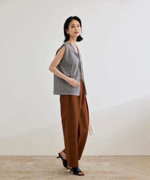 ROPE'(ロペ)の「シャイニー2WAYリボンブラウス/洗える(シャツ/ブラウス・レディース・シルバー/ブラック/ネイビー・FREE)」の17枚目の写真