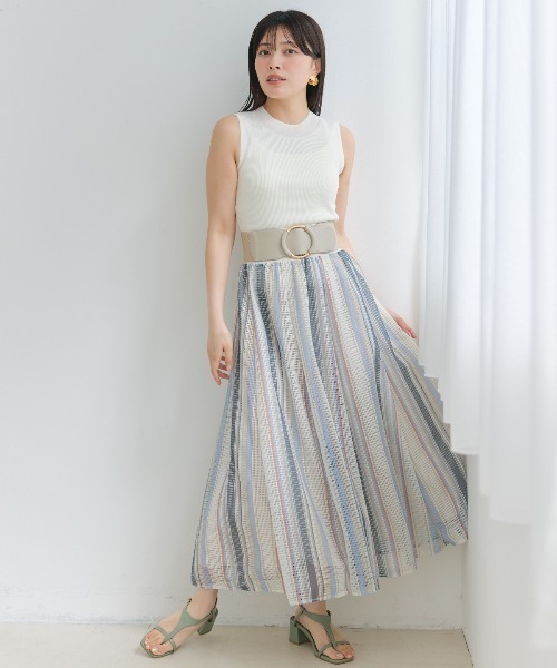 【美品】アンクレイヴ ◡̈ ロングスカート アンクレイヴ uncrave 美品 22SS ロングスカート ストレート