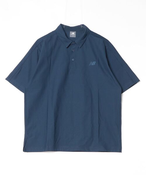 NEW BALANCE（ニューバランス）の「【別注】ニューバランス New Balance ファンクションポロ_ 限定コラボ（ポロシャツ・メンズ・ブルーグレー/ネイビー/サンドグレー・S/M/L/LL/3L）」の5枚目の写真