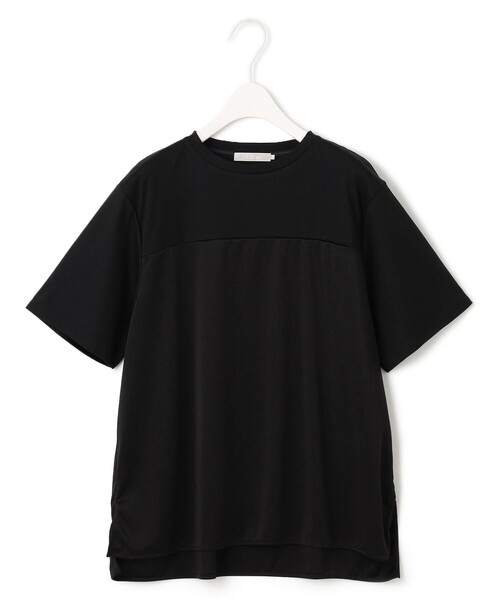 ICB(アイシービー)の「シルケットスムースコンビ Tブラウスカットソー(Tシャツ/カットソー・レディース・ブラック系/アイボリー系/グレー系・MEDIUM/X-SMALL/SMALL)」の13枚目の写真