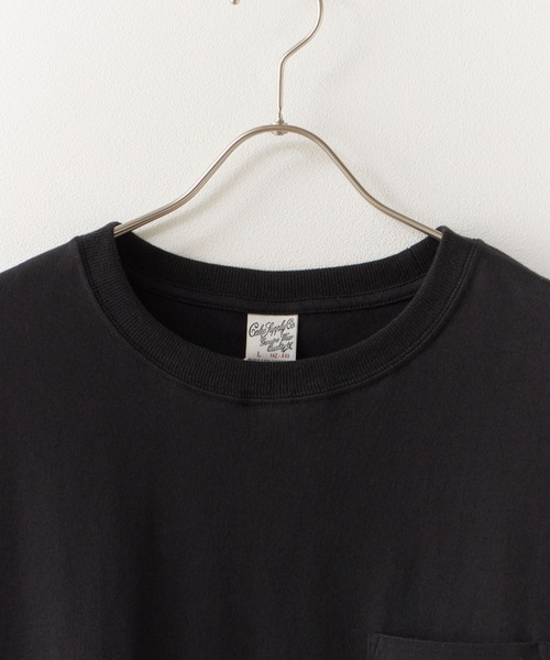 CALEE(キャリー)の「CALEE/キャリー S.V.D.S.H DROP S/S POCKET TEE Tシャツ メンズ 夏物 夏服(Tシャツ/カットソー・メンズ・ブラック/ホワイト・XL/L/M)」の7枚目の写真