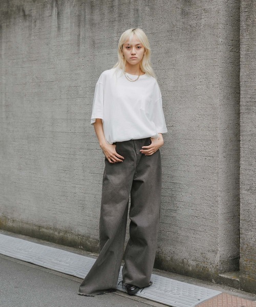 CALEE(キャリー)の「CALEE/キャリー S.V.D.S.H DROP S/S POCKET TEE Tシャツ メンズ 夏物 夏服(Tシャツ/カットソー・メンズ・ブラック/ホワイト・XL/L/M)」の15枚目の写真