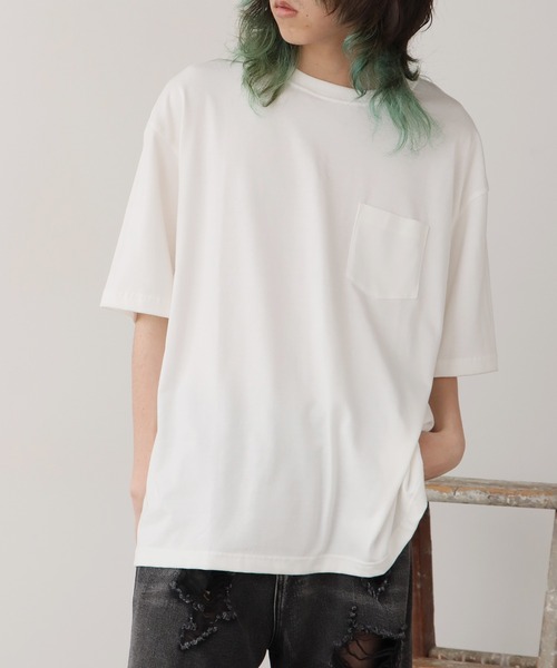 CALEE(キャリー)の「CALEE/キャリー S.V.D.S.H DROP S/S POCKET TEE Tシャツ メンズ 夏物 夏服(Tシャツ/カットソー・メンズ・ブラック/ホワイト・XL/L/M)」の22枚目の写真