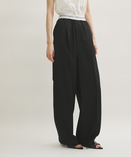 PROTAGONISTA（プロタゴニスタ）の「【PROTAGONISTA(プロタゴニスタ)】別注　吸水速乾PANTS（スラックス・レディース・チャコールグレー/ブラック系その他・1）」の8枚目の写真
