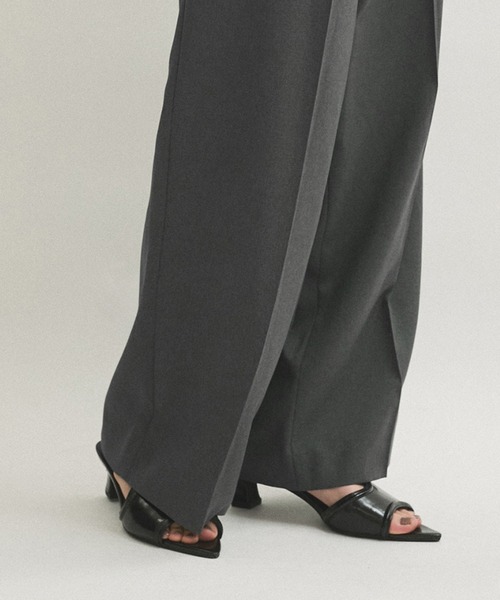 プロタゴニスタPROTAGONISTA スリット入りレギンス Front Slit Leggings フロントスリットレギンス | FICTION TOKY