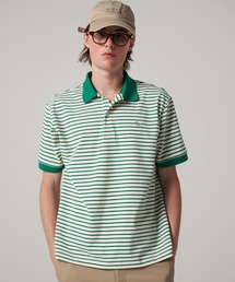 Eddie Bauer | ボーダー ピケ ポロシャツ(ポロシャツ)