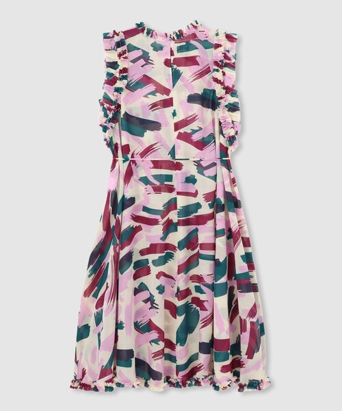 セール】【LOULOU WILLOUGHBY】ブラッシュプリントワンピース