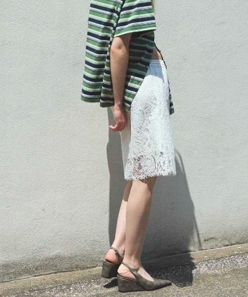 MAISON SPECIAL（メゾンスペシャル）の「Lace Shorts/レースハーフパンツ（その他パンツ・レディース・ホワイト/ブルー/ボルドー・FREE）」の10枚目の写真