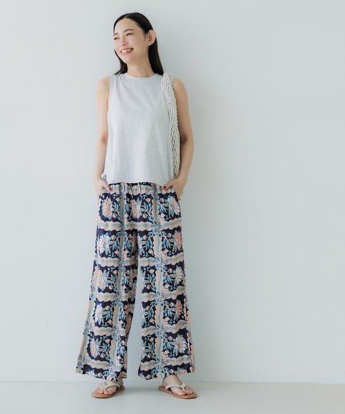 coca（coca）（コカ）の「レーヨンスクエアフラワー柄パンツ（その他パンツ・レディース・その他・LONG/SHORT/MEDIUM）」の9枚目の写真