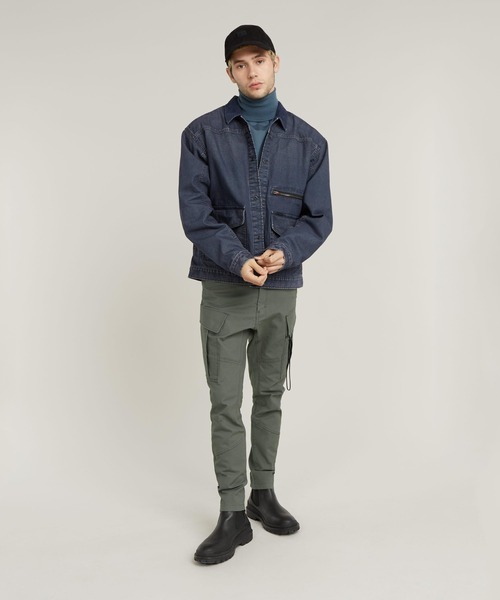 送料込★G-Star★Skinny Fit カーゴパンツ G-STAR RAW カーゴパンツ NEW TROOPER-R MID SKINNY JEANS