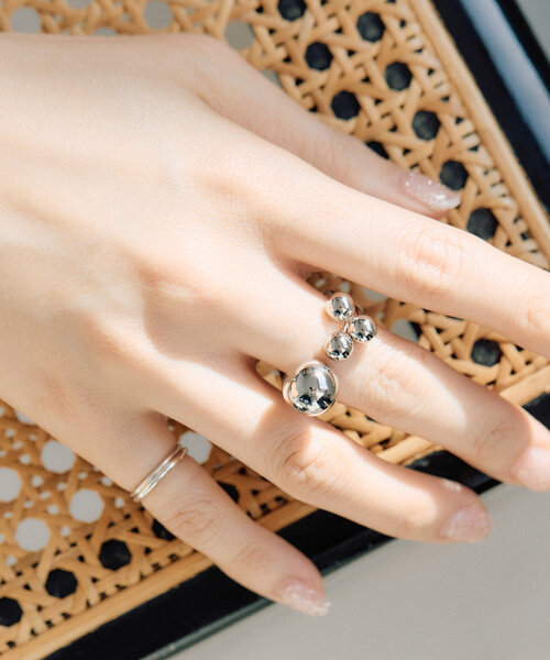 セール】バブルボールリング（リング）｜ear PAPILLONNER